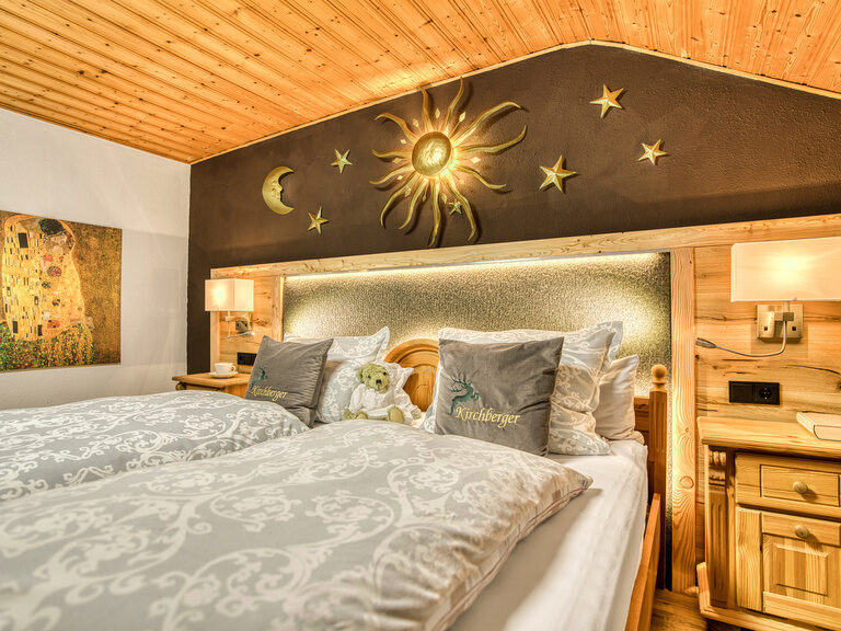 Separates Schlafzimmer in der Ferienwohnung Kronberg in Bodenmais